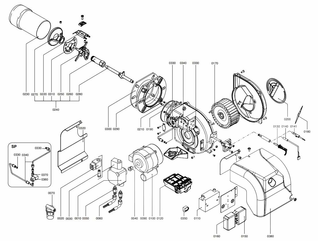 Горелка Дизельная Ecoflam MAX 12 HT CV SP, 3120986